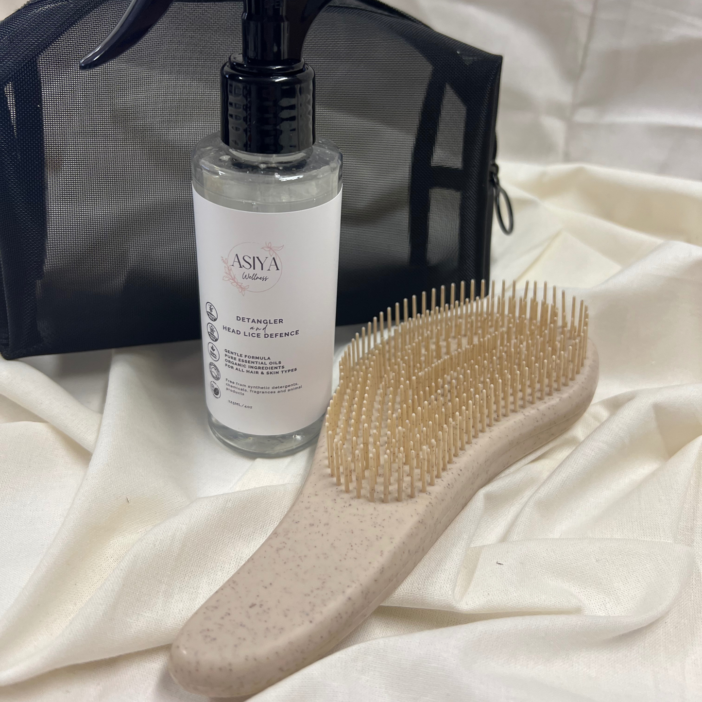 Detangler Brush & Spray Set